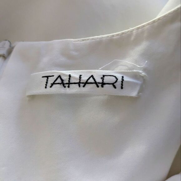 EUC Stunning Tahari L White Midi Pencil Dress - SEE SIZE NOTES - Picture 8 of 8